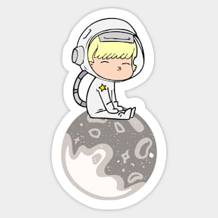 Cute Astronaut Sticker